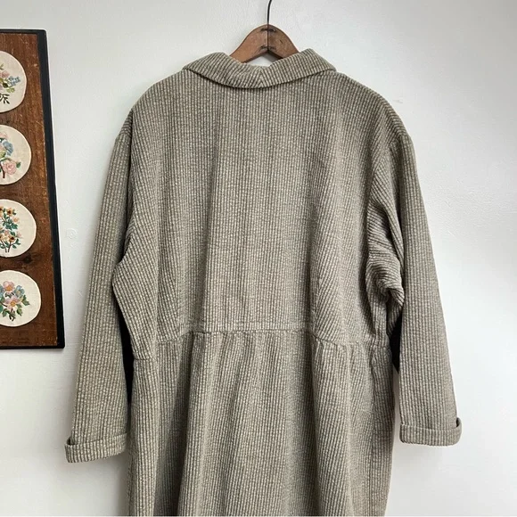 Vintage J Jill Corduroy Button Down Babydoll Dress 2X - Picture 7 of 7